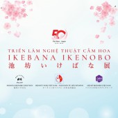 Triển lãm nghệ thuật cắm hoa Ikebana Ikenobo kỷ niệm 50 năm ngoại giao Việt - Nhật